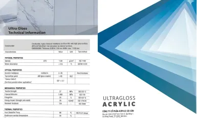 Bảng giá dịch vụ gia công Acrylic 2026