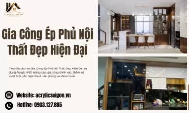 Gia Công Ép Phủ Nội Thất Đẹp Hiện Đại