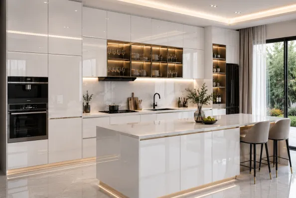 Gia công Acrylic cánh cửa tủ 