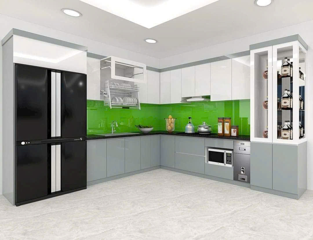 Giá công phủ acrylic , laminate , PET lên cốt ván
