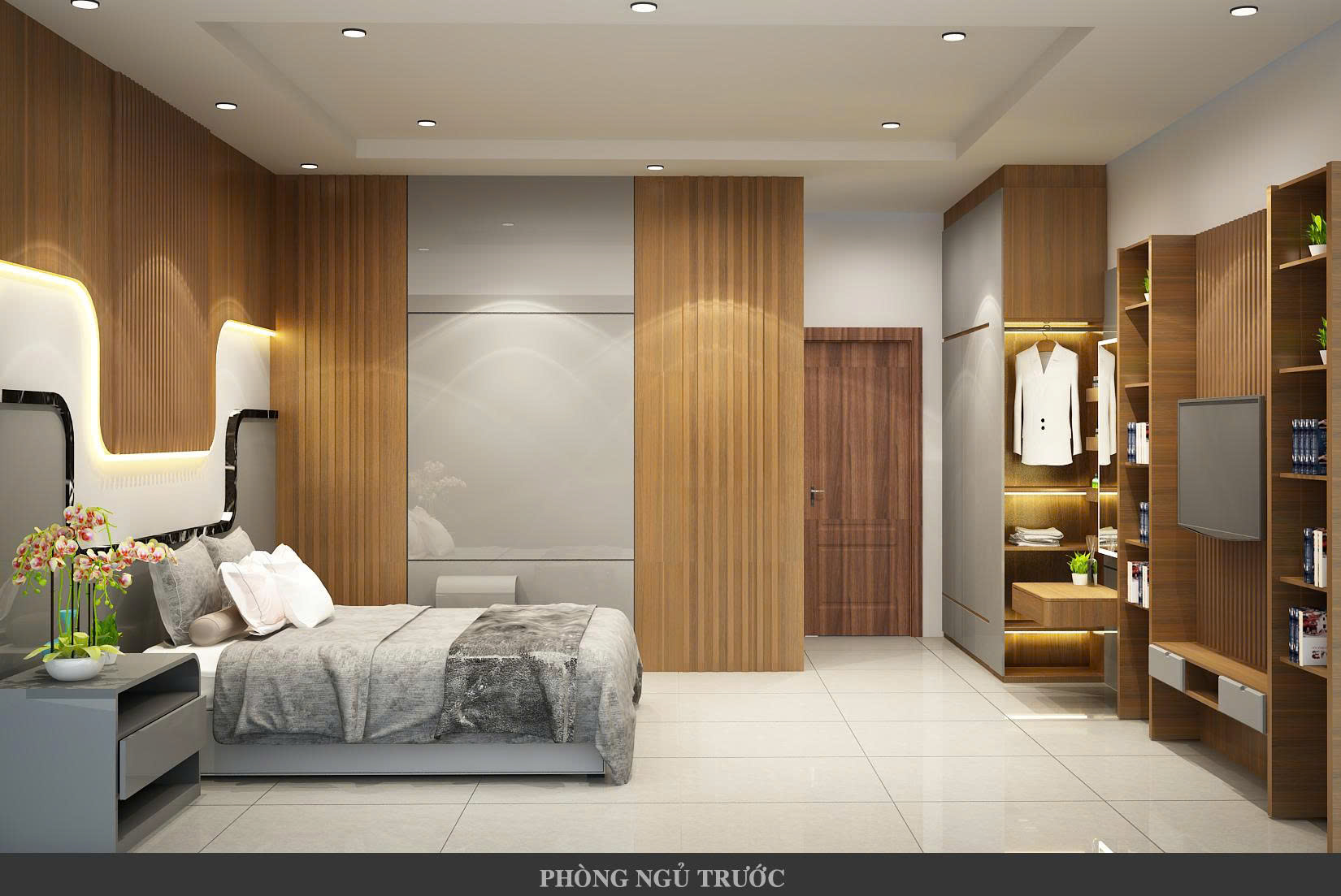 Gia công phủ acrylic , laminate , PET lên cốt ván
