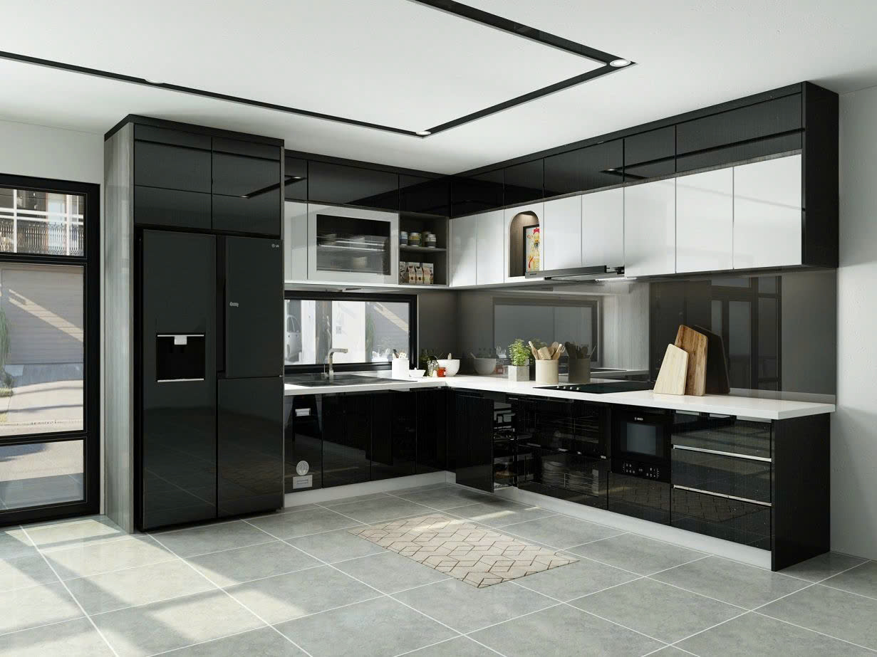 Vì sao Gia Công Tủ Bếp Acrylic ngày càng được ưa chuộng?